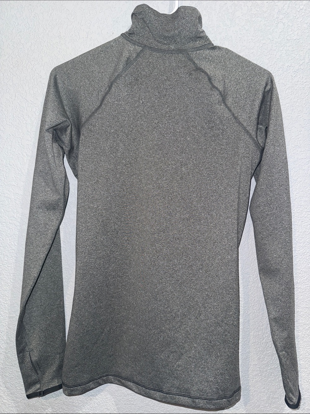Nike Gray Long Sleeve Performance Top - Picture 2 of 6